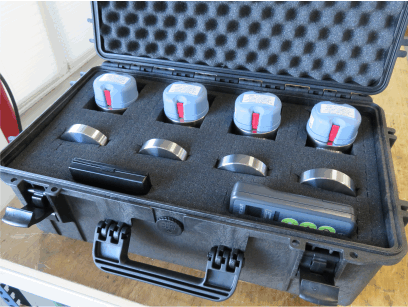CPW Load Cells in Transit Case